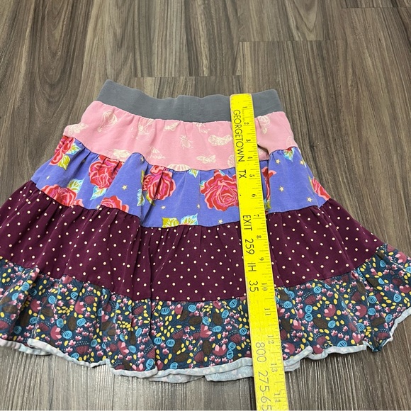 Matilda Jane Girls Sz 2 Paint By Numbers Brushstroke Gentry Tiered Skirt Floral - Picture 7 of 8